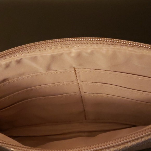 Nine West,  Wristlet Purse, Rose Gold Color - Picture 6 of 6